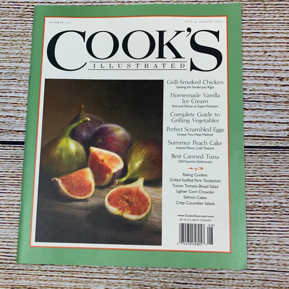 Cook's Illustrated Magazine [July August 2011]‎ Recipes Grill Vanilla Ice Cream